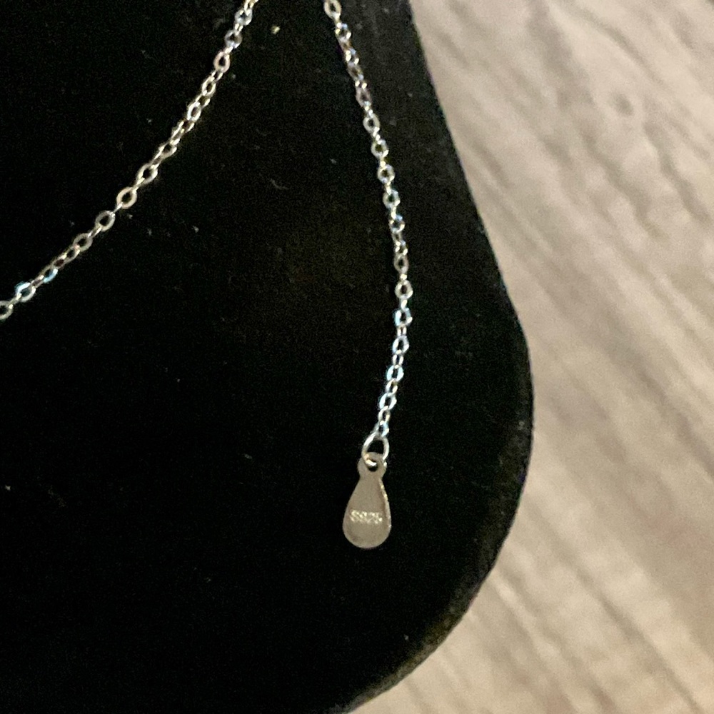 Beautiful Halo Moissanite Pendant - Picture 6 of 6